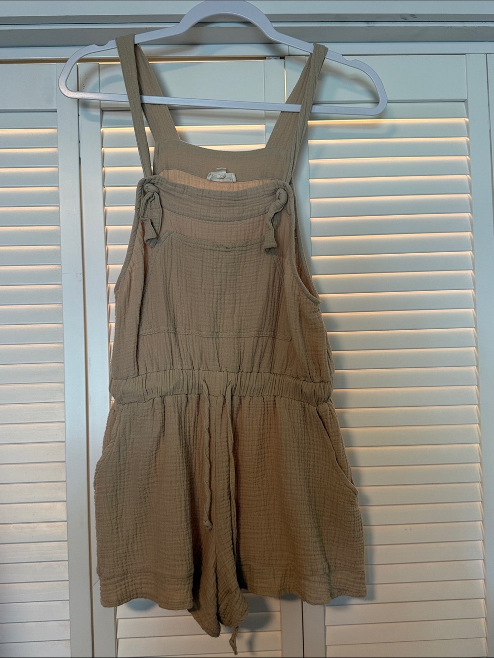 Khaki/Taupe Small Romper